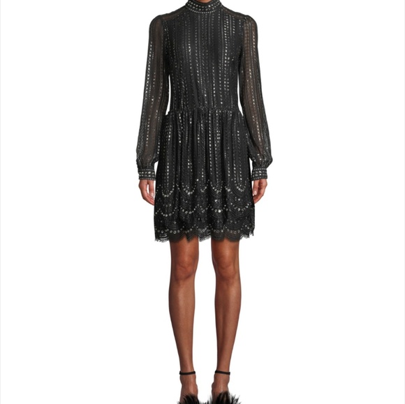 long sleeve jersey midi dress